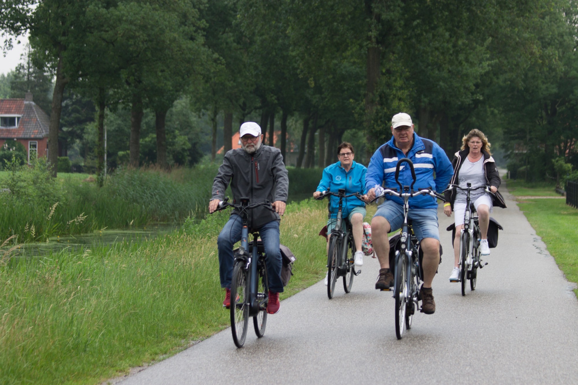 Fietsers tijdens de Goarretocht
